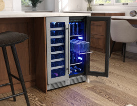 Zephyr Presrv™ French Door Dual Zone Wine & Beverage Cooler