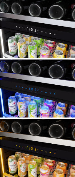Zephyr Presrv™ Full Size Dual Zone Wine & Beverage Cooler