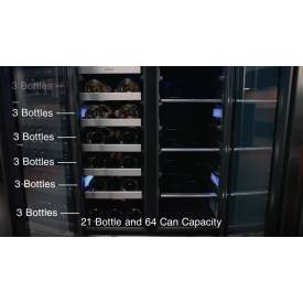 Zephyr Presrv™ French Door Dual Zone Wine & Beverage Cooler