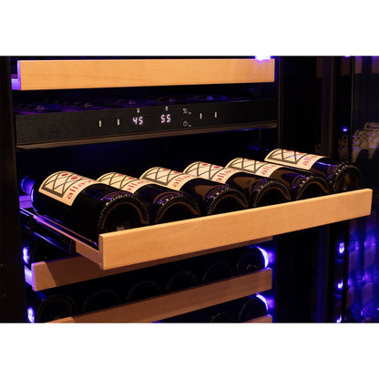 Allavino 101 Bottle Dual Zone Panel Ready Wine Refrigerator