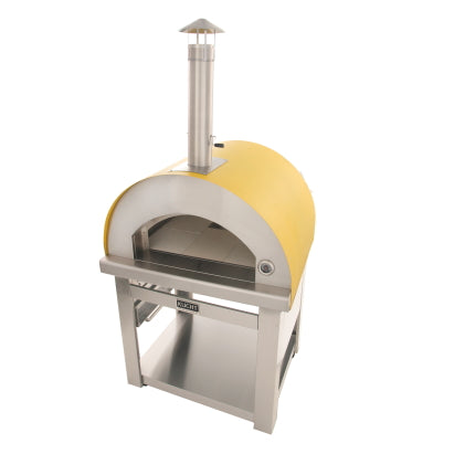 Kucht Venice Stainless Steel Wood Fired Pizza Oven - Yellow
