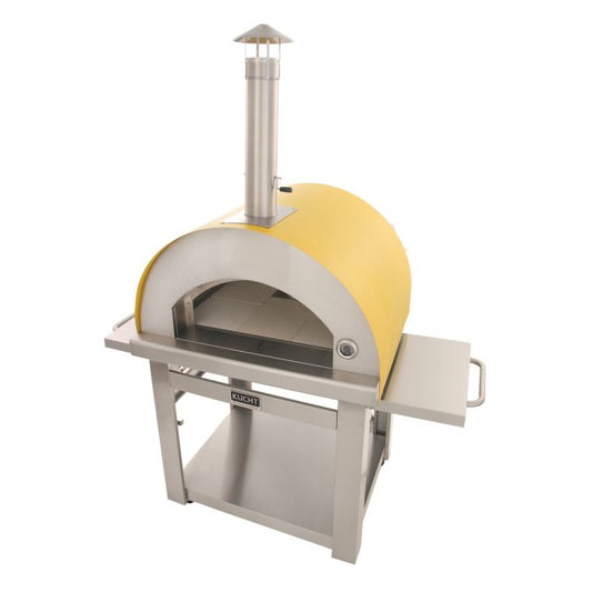 Kucht Venice Stainless Steel Wood Fired Pizza Oven - Yellow