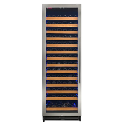 Allavino Reserva Series 163 Bottle 71" Tall Single Zone Left Hinge Stainless Steel Wine Refrigerator