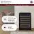 Allavino Reserva Series 102 Bottle Dual Zone Built-in Luxury Wine Refrigerator with Black Metal Doors - Side-by-Side