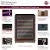 Allavino Reserva Series 102 Bottle Four Zone Undercounter Wine Refrigerator Cooler with Panel Ready Overlay Doors - Side-by-Side