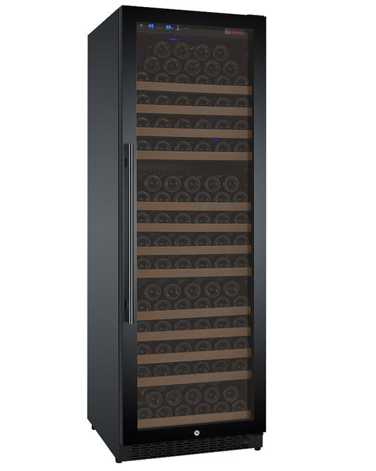 Allavino 24" Wide FlexCount II Tru-Vino 177 Bottle Single Zone Black Right Hinge Wine Refrigerator