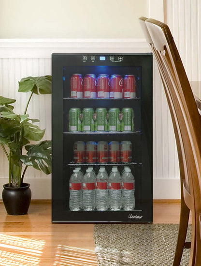 Vinotemp 80 Can Touchscreen Beverage Cooler