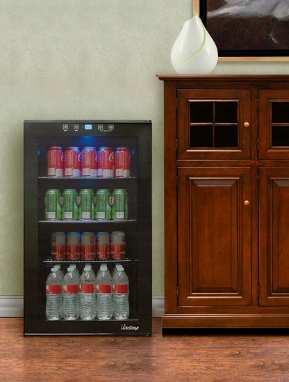 Vinotemp 80 Can Touchscreen Beverage Cooler