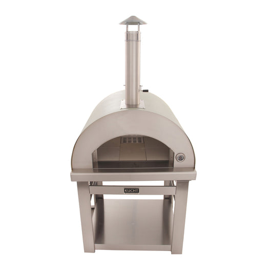 Kucht Venice Stainless Steel Wood Fired Pizza Oven - Stainless Steel