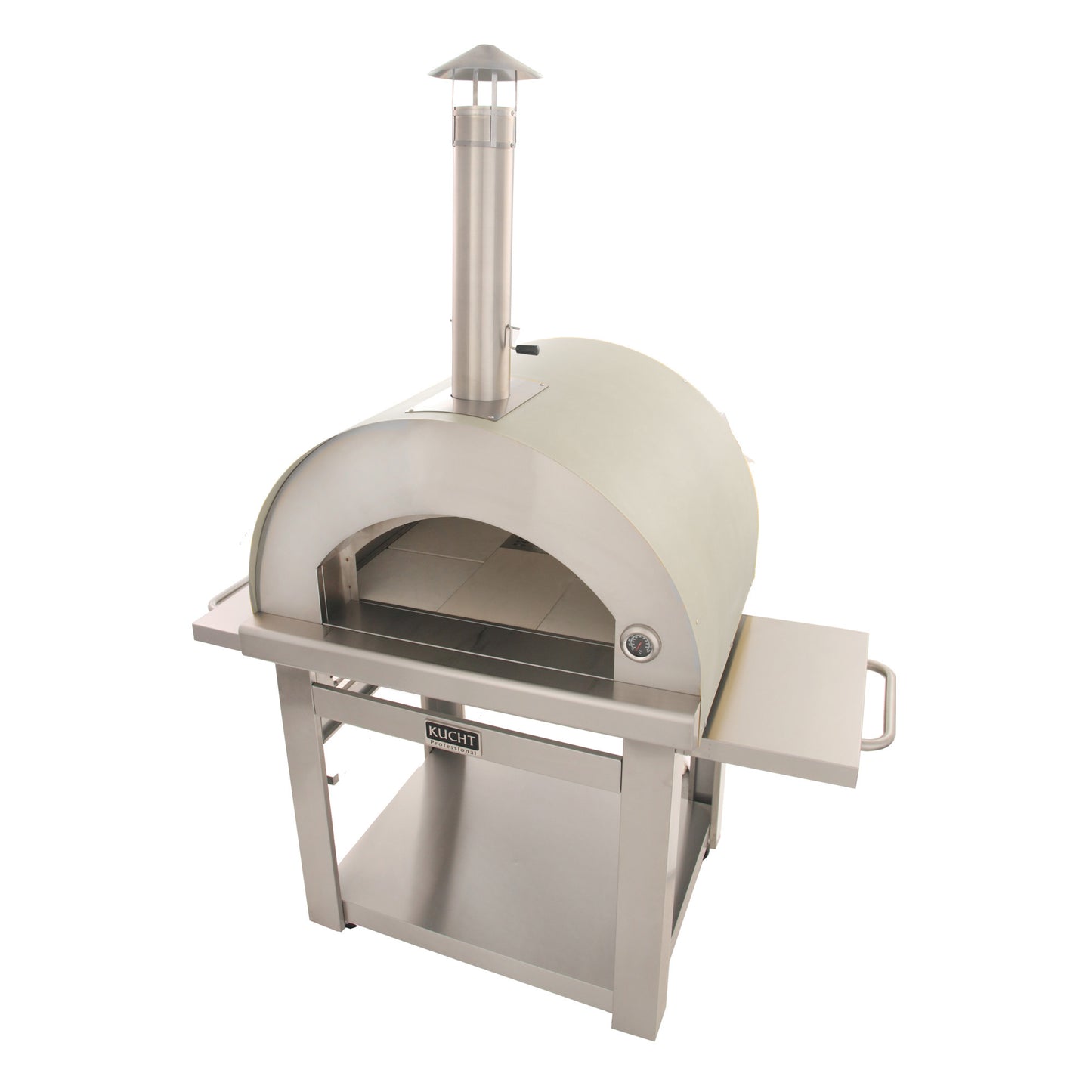 Kucht Venice Stainless Steel Wood Fired Pizza Oven - Stainless Steel