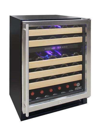 Vinotemp 46 Bottle Wine Cooler, Stainless