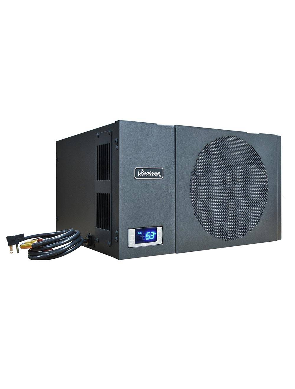 Vinotemp Wine-Mate Self-Contained Wine Cellar Cooling System Bottom and Side Air Flow with Top Exhaust, 90 cu ft cooling capacity