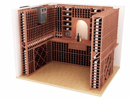 Vinotemp Wine-Mate Self Contained Customizable Wine Cellar Cooling System, Adjustable Fan Speed, 2000 cu ft cooling space