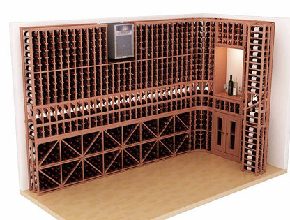 Vinotemp Wine-Mate Self Contained Customizable Wine Cellar Cooling System, Horizontal Air Flow, 1000 cu ft cooling capacity