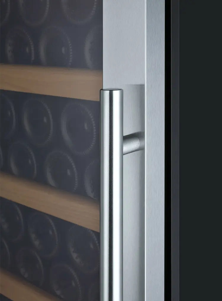 Allavino Vite II 610 Bottle Dual Zone Tall Side-by-Side Wine Refrigerators with Stainless Frame Glass Doors