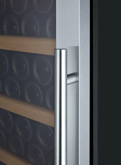 Allavino Vite II 610 Bottle Dual Zone Tall Side-by-Side Wine Refrigerators with Stainless Frame Glass Doors