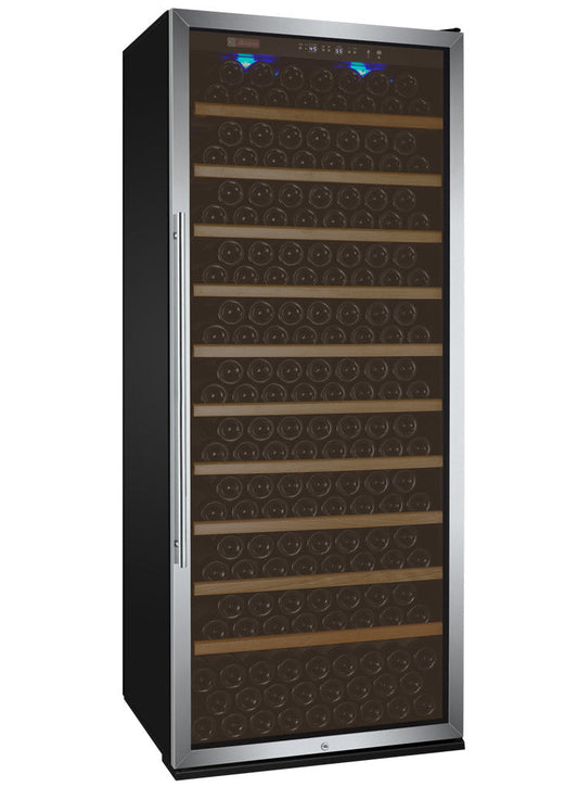 Allavino 32" Wide Vite II Tru-Vino 277 Bottle Single Zone Stainless Steel Right Hinge Wine Refrigerator