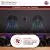 Allavino Vite Series 610 Bottle Dual Zone Freestanding Large Capacity Side-by-Side Wine Refrigerator with Solid Black Doors