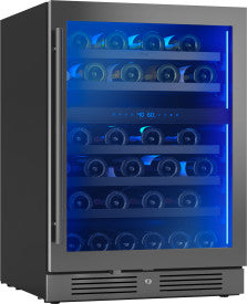 Zephyr Presrv™ Black Stainless Dual Zone Wine Cooler