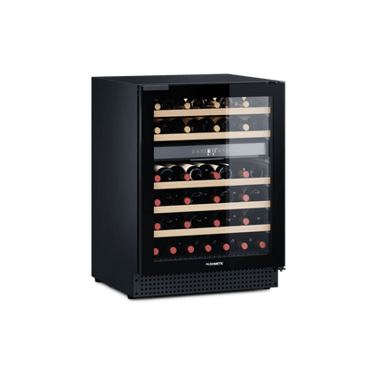 Dometic D46B 24 inch Wine Cooler, Dual-Zone, Freestanding or Built-in, 46 Bottles
