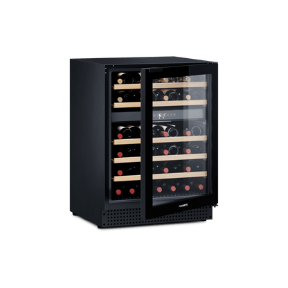 Dometic D46B 24 inch Wine Cooler, Dual-Zone, Freestanding or Built-in, 46 Bottles