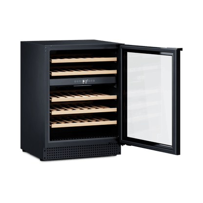 Dometic D46B 24 inch Wine Cooler, Dual-Zone, Freestanding or Built-in, 46 Bottles