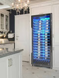 Vinotemp -Private Reserve Collection Backlit Series Commercial  188-Bottle Dual Zone Wine Cooler