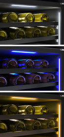 Zephyr Presrv™ Black Stainless Dual Zone Wine Cooler