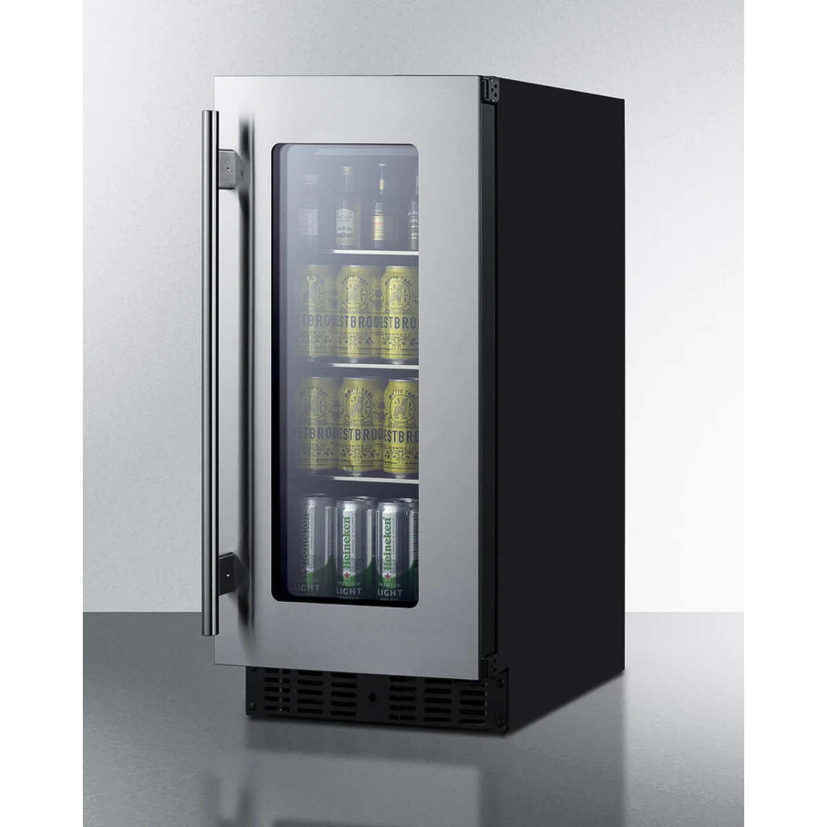 Summit Appliance 15 Inch Wide 18 Inch Deep Undercounter ADA Height Beverage Center