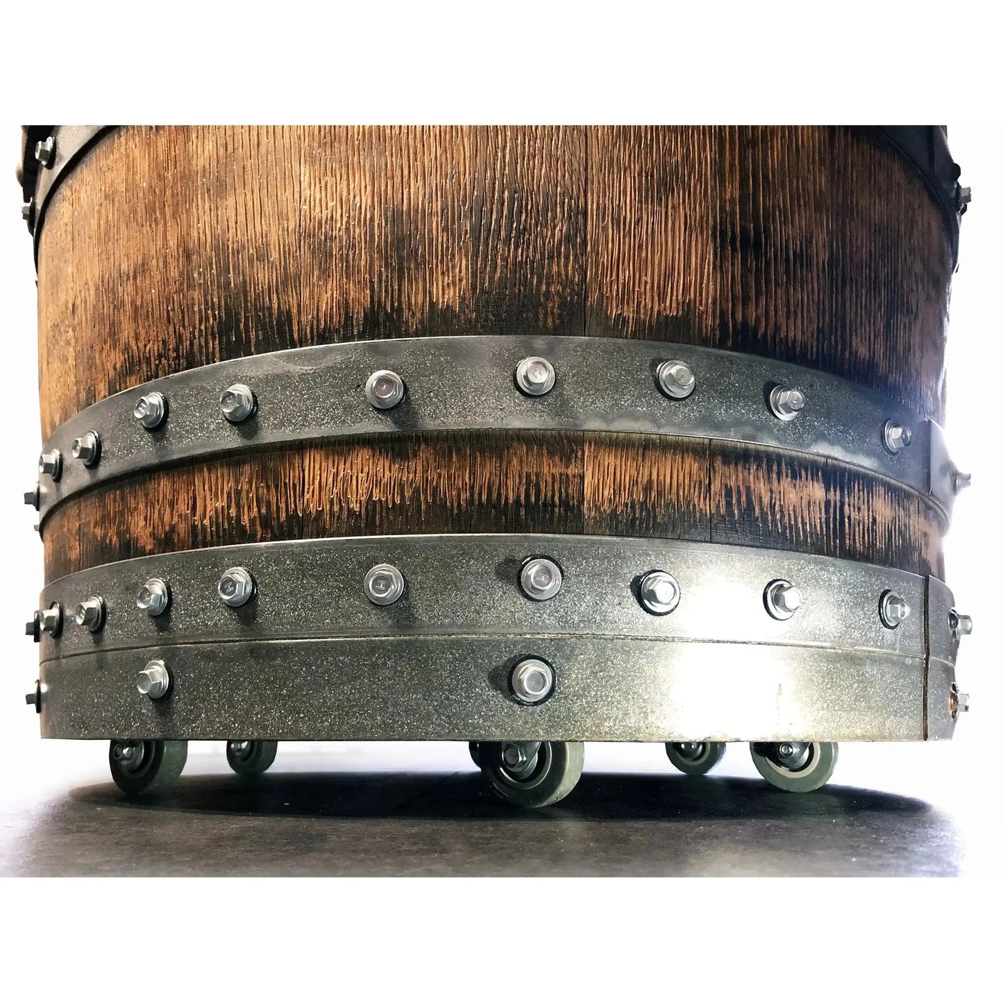 Luxury Whiskey & Wine Barrel Captain Chair with Hidden Safe (October Pre-Order)