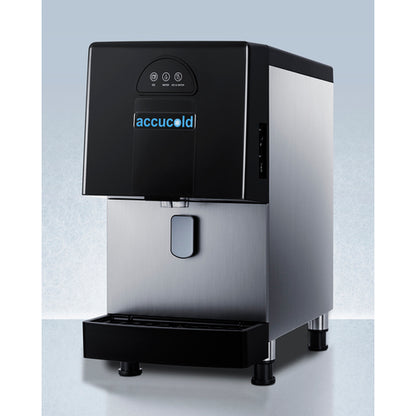 Summit Appliance Black Ice & Water Dispenser with Filter Kit