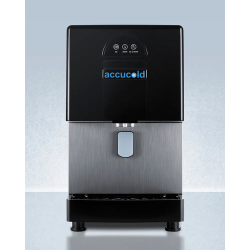 Summit Appliance Black Ice & Water Dispenser with Filter Kit