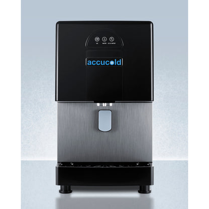Summit Appliance Black Ice & Water Dispenser with Filter Kit