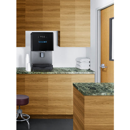 Summit Appliance Black Ice & Water Dispenser with Filter Kit