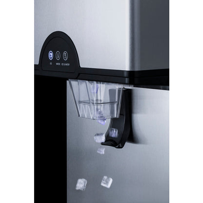 Summit Appliance Stainless Steel Ice & Water Dispenser with Filter kit