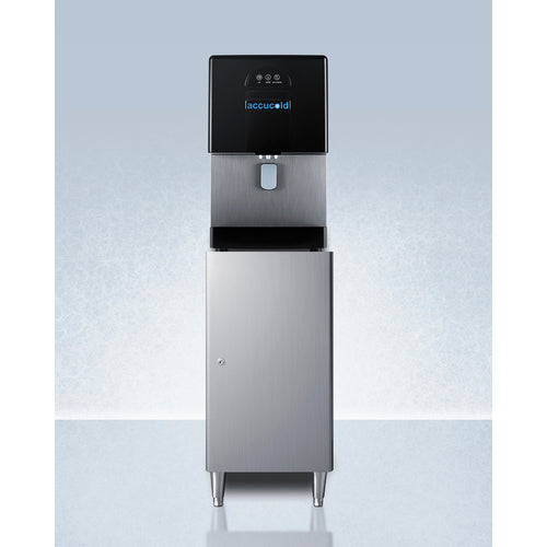 Summit Appliance Black Ice & Water Dispenser with Filter Kit