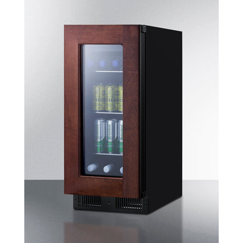 Summit Appliance 15 inch Wide Built-In Beverage Center, ADA Compliant (Panel Not Included)