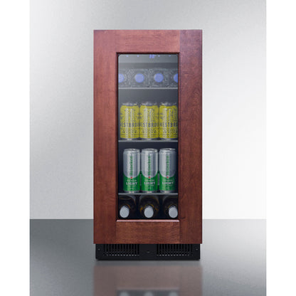 Summit Appliance 15 inch Wide Built-In Beverage Center, ADA Compliant (Panel Not Included)