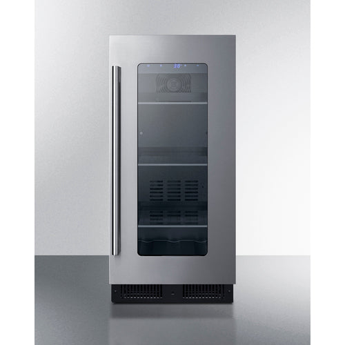 Summit Appliance 15 inch Wide ADA Compliant Built-In Undercounter Beverage Center