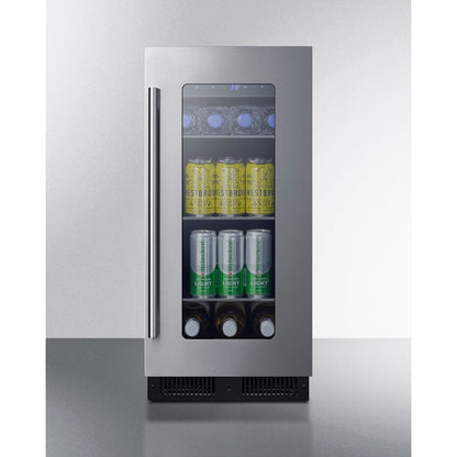Summit Appliance 15 inch Wide ADA Compliant Built-In Undercounter Beverage Center