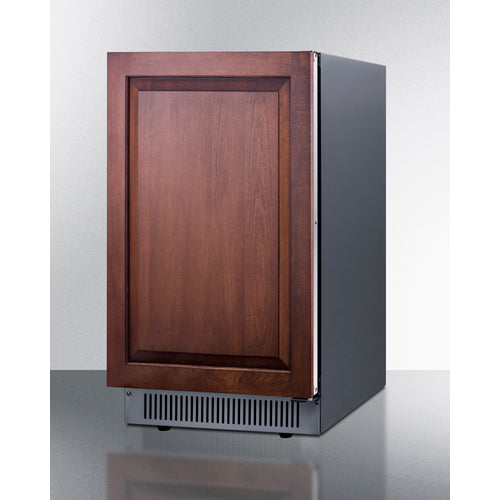 Summit Appliance 18" Wide Indoor Clear Icemaker, ADA Compliant (Panel Not Included)