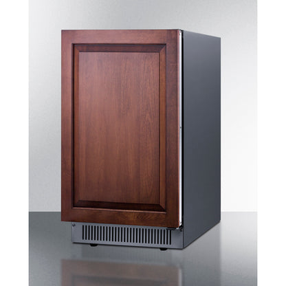 Summit Appliance 18" Wide Indoor Clear Icemaker, ADA Compliant (Panel Not Included)