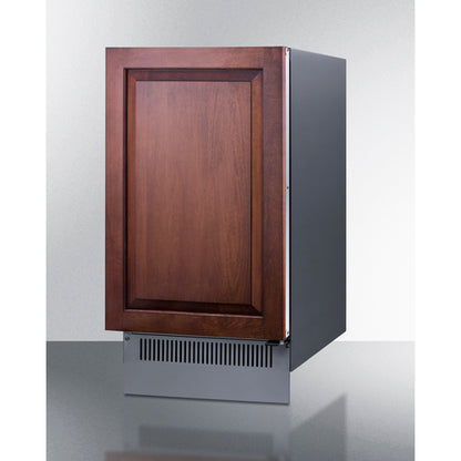Summit Appliance 18" Wide Clear Icemaker (Panel Not Included)