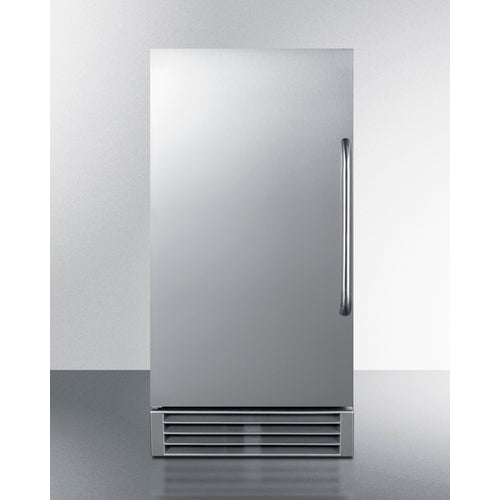 Summit Appliance Built-In Outdoor 50 lb. Clear Icemaker, ADA Compliant