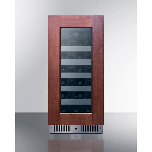 Summit Appliance 15 inch Wide Built-In Wine Cellar (Panel Not Included)