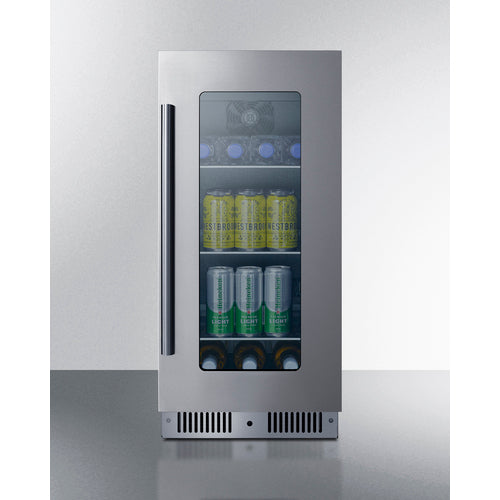Summit Appliance 15 inch Wide Built-In Beverage Center