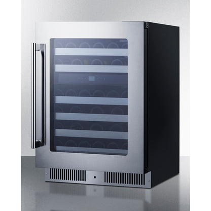 Summit Appliance 24 inch Dual Zone Built-In Wine Cellar