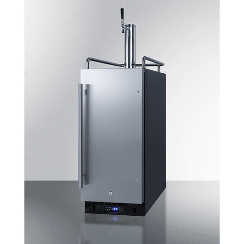 Summit Appliance 15 inch Wide Built-In Wine Kegerator