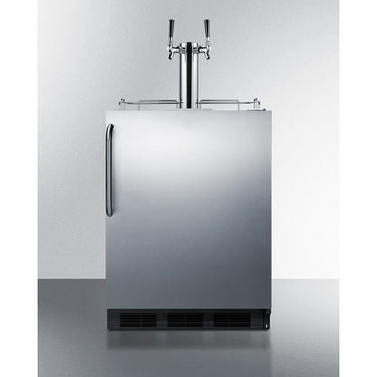 Summit Appliance 24 inch Outdoor Wine Kegerator Built-in Or Freestanding ADA