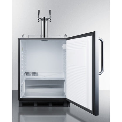 Summit Appliance 24 inch Outdoor Wine Kegerator Built-in Or Freestanding ADA